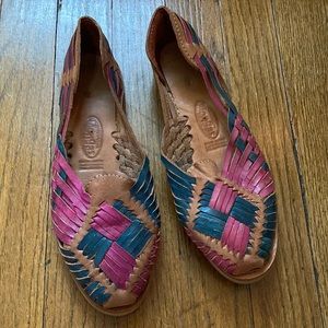 Artisan made Mexican leather sandals